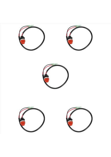 5x Universal Boat Outtrowt Motor Motor Başlangıç Öldürme Anahtarı Anahtarsız Push Düğmesi Yamaha Gemileri Için Herkes Için Geçerli (Yurt Dışından)