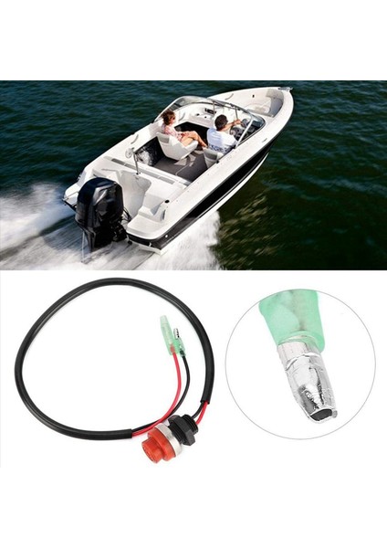 5x Universal Boat Outtrowt Motor Motor Başlangıç Öldürme Anahtarı Anahtarsız Push Düğmesi Yamaha Gemileri Için Herkes Için Geçerli (Yurt Dışından) fırsatları