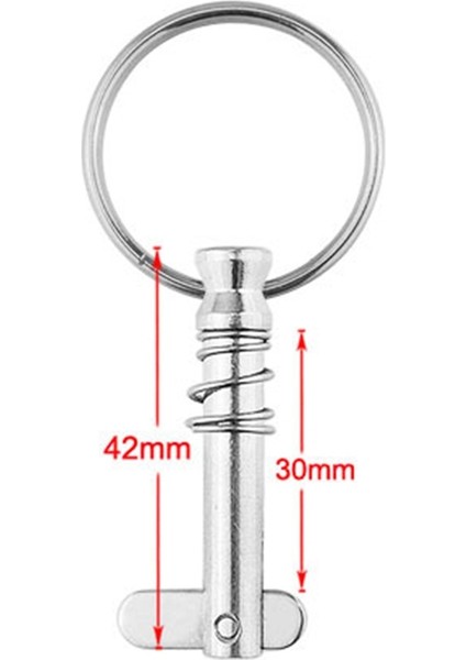 6pcs Hızlı Bırakma Pimi Tekne Bimini Üst Pimleri 1/4 Inç Çapında Damla Kamera ve Yay Çekme Halkası ile Deniz Donanımı (Yurt Dışından) fiyatları