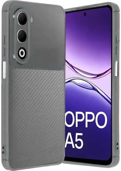 CPT16 Oppo A5 4g Auto Focus Karbon Kapak - Gri