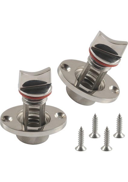 Deniz Tahliye Tapası Paslanmaz Çelik Tekne Tapa Tapası Kiti 1 Inç Delik Için Transom Tekne Tapası 3/4 Inç Için Iplik (Yurt Dışından)