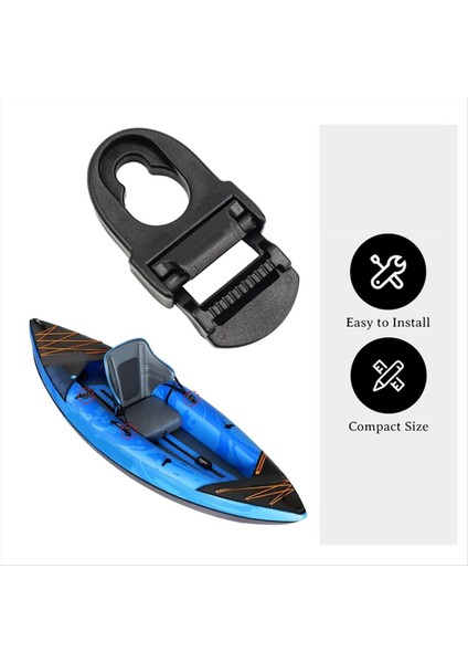 4pcs Kayık Koltuk Klipsleri Yedek Kayak Tokası Aksesuarları Güvenlik Tokası Dokuma Naylon Sırt Çantası Ayar Tokası (Yurt Dışından) fiyatları