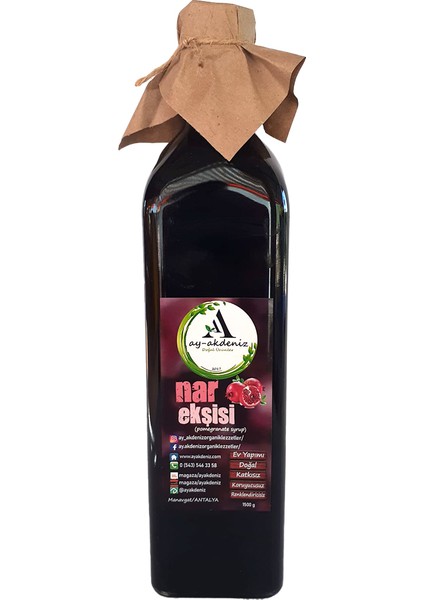 -Nar Ekşisi Ev Yapımı 1,5 lt