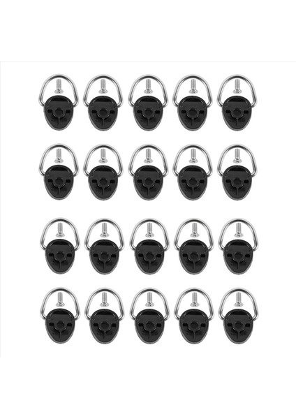 20 Paket Metal Bağlama Ankrajları Suzuki Jimny Için D-Ring Tokası JB64 JB74W 2019 2020 2021 Gaga Kargo Alanı (Yurt Dışından)