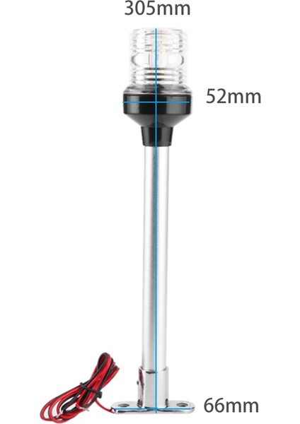 2x 12-24V Su Geçirmez Deniz Teknesi Yelken Işık Lamba Yat Stern Ankraj Işık LED Navigasyon Işıkları 360 Derece Tekne Işığı (Yurt Dışından) fiyatları