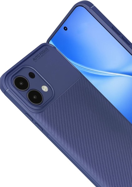 CPT16 Oppo A6 Pro 4g Auto Focus Karbon Kapak - Lacivert fiyatları