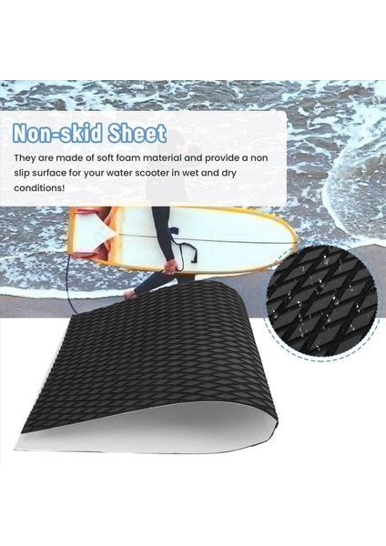 Su Scooter Santim Olmayan Deniz Döşeme Sentetik Eva Köpük Sayfası 37X92CM Jet-Ski Siyah Sörf Tahtası Mat Diş Skisleri Kayma (Yurt Dışından) indirimleri
