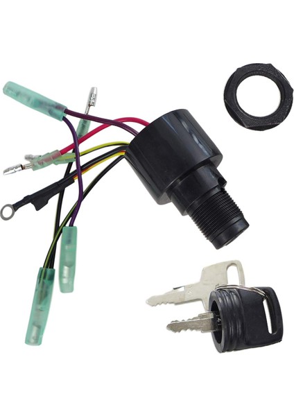 YENI-87-17009A5 Tekne Motorlu Ateşleme Anahtar Anahtarı Merkür Dıştan Takma Motorlar 3 Pozisyon Off Star Start (Yurt Dışından)