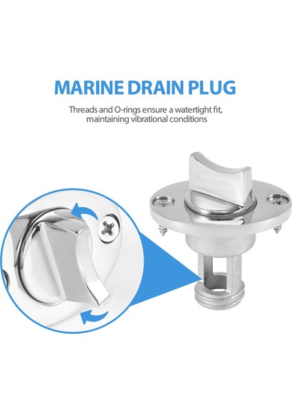 Oval Garboard Tahliye Tapası Marine 316 Paslanmaz Çelik Drenaj Tapası 1 Inç Delikli Tekne Taşımaları Tahliye Tapası Vidalar (Yurt Dışından) fırsatları