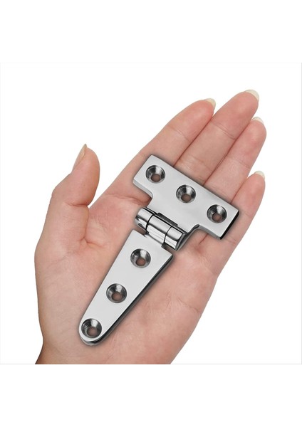 Deniz Sınıfı T Menteşeleri Tekne Menteşeleri 4 Inç x 2 Inç Gürültü Yok Ağır Hizmet Tipi 316 Vidalı Paslanmaz Çelik (6 Adet) (Yurt Dışından) fırsatları