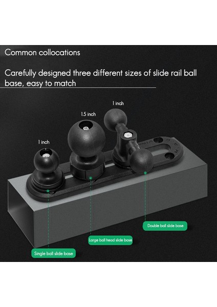 4x Kayak Slayt Track Rays Braketi Dıy Aksesuarları Balıkçılık Çubuk Tutucu Montaj Base Raf Uyumlu Ram (Yurt Dışından) modelleri