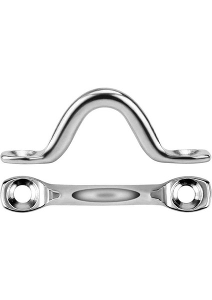 60PCS Paslanmaz Çelik Gaga Plaka Göz Plakaları Tavan Kancası Kayak Göz Plakası Kayak Pad Kayak Kano Kayak Kano Tıkma (Yurt Dışından) fiyatları