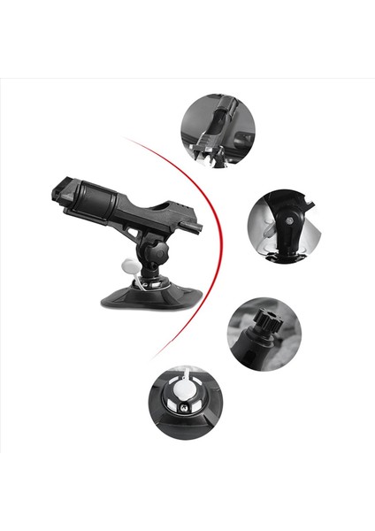 2x Tekne Kayak Balıkçılık Çubuğu Tutucu Aksesuarları Küçük Tekne Sal Balıkçılık Aracı Pvc Sup Tavuru Çocuk Tutucu Düzeltme Kutup Montaj Açısı (Yurt Dışından) indirimleri