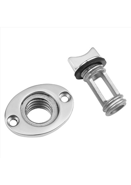 4x Oval Grand Drenaj Tapası Marine 316 Paslanmaz Çelik Tahliye Tapası 1 Inç Delikli Tekne Taşımaları Tahliye Tapası Vidalarla (Yurt Dışından) indirimleri