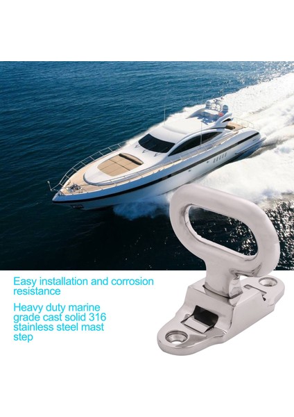 108X81MM Elmas Kaydırılmayan 316 Paslanmaz Çelik Katlanır Direk Adım Deniz Teknesi Yat Arabası Rv Transom Adım Katı Adım (Yurt Dışından) modelleri