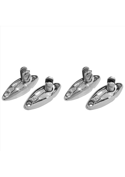 4x Hızlı Bırakma Bimini Üst Döner Menteşe Güverte Yan Mounta (Yurt Dışından)