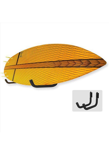 2x Kayık Kürek Tahtası Duvar Montaj Rafı Dayanıklı Ağır Hizmet Tipi Toz Kaplı Snowboard Ekran Raf Sörf Tahtası Depolama Rafı (Yurt Dışından) indirimleri