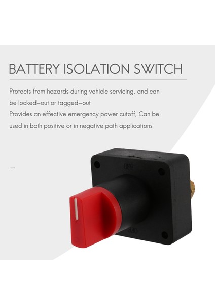 12V 300A Pil Gücü Bağlantısı Pil Anahtarı Döner Izolatör Rv Tekne Araba Kamyonu Otomatik Yat Için Kapalı Anahtar Öldür (Yurt Dışından) fiyatları