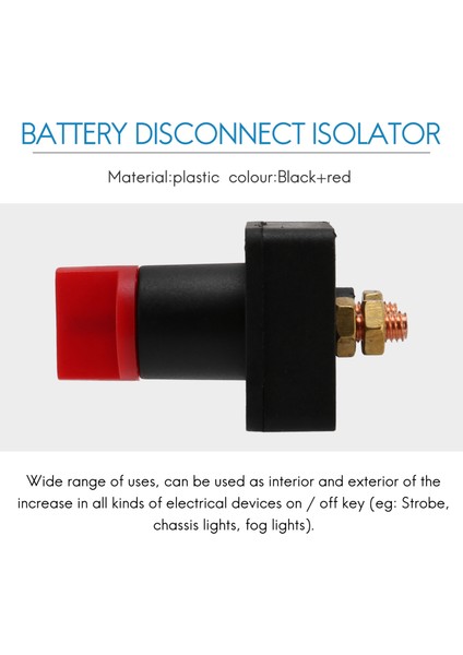 12V 300A Pil Gücü Bağlantısı Pil Anahtarı Döner Izolatör Rv Tekne Araba Kamyonu Otomatik Yat Için Kapalı Anahtar Öldür (Yurt Dışından) fırsatları