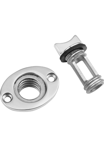 2x Oval Grand Drenaj Tapası Marine 316 Paslanmaz Çelik Tahliye Tapası 1 Inç Delikli Tekneye Takılır Vidalı Tahliye Tapası (Yurt Dışından) indirimleri