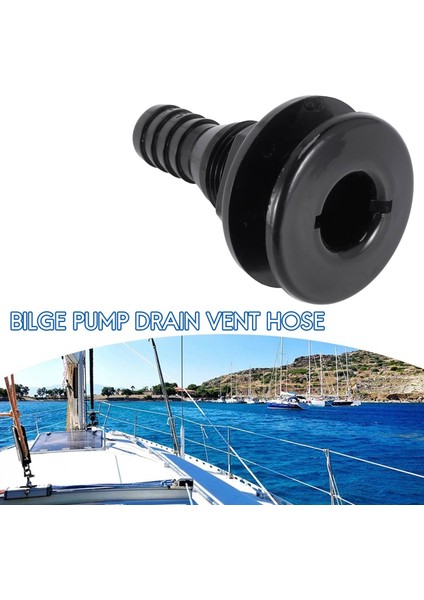 3/4 Inç Hortum Plastik Thru-Hull Sides Sidak Pompası Tahliye Hortum Hortum Tekneler Için Bağlan (Yurt Dışından) fırsatları