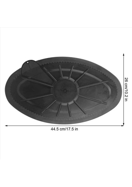 2x Güverte Kapak Teknesi Su Geçirmez Yuvarlak Kapak Kapağı Plastik Güverte Muayene Plakası Deniz Teknesi Kayak Kano Deniz (Yurt Dışından) indirimleri