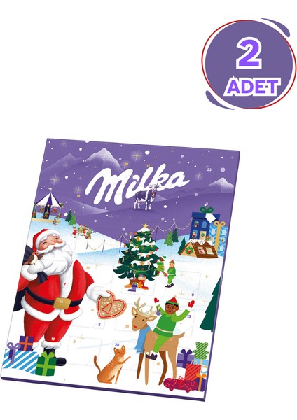 Takvimli Çikolata 90 Grx 2 Adet