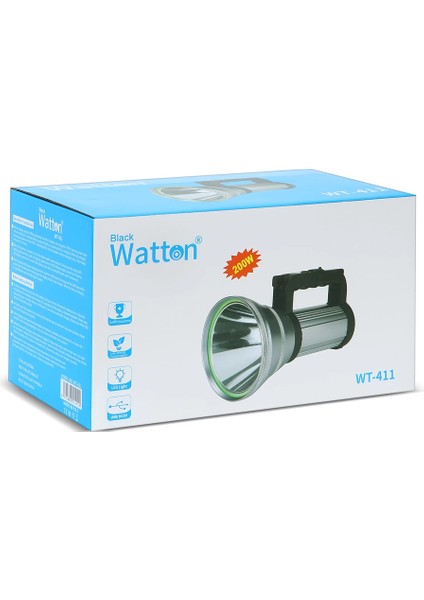 200W Güçlü Şarjlı El Feneri Projektör WT-411 - Lisinya fiyatları