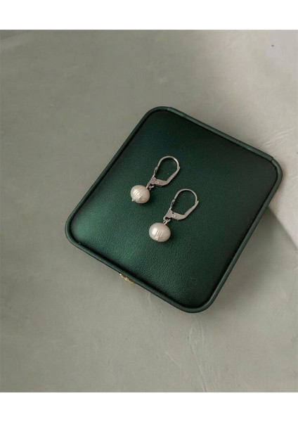 50 cm - Sertifikalı 925 Ayar Gümüş Doğal 8mm Inci Kolye Bileklik ve Küpe Seti fiyatları