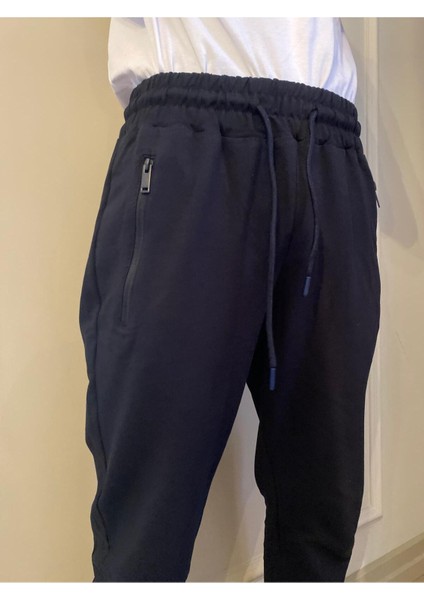 Erkek Siyah Standart Fit Normal Kesim 2 Iplik Cepli Cool & Comfort Pamuklu Jogger Eşofman Altı fiyatları