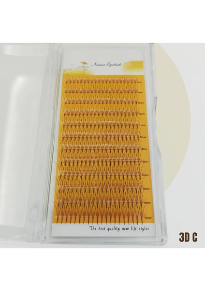 3D Hazır Demet Ipek Kirpik 0.07C 8-15MM fiyatları