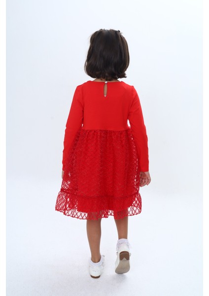 Kız Çocuk Fırfırlı Tüllü Elbise fırsatları