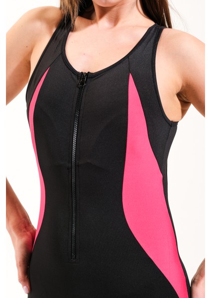 725701_FERMUARLI Yüzücü Stil Askılı Sabit Kaplı Astarlı Genç Kız Yüzücü Mayosu fiyatları