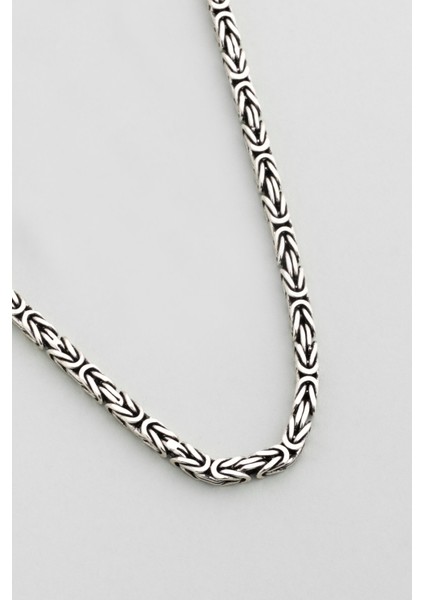 Gladius Gücü Oksitli 60 cm Gümüş Erkek Kral Zincir Kolye indirimleri