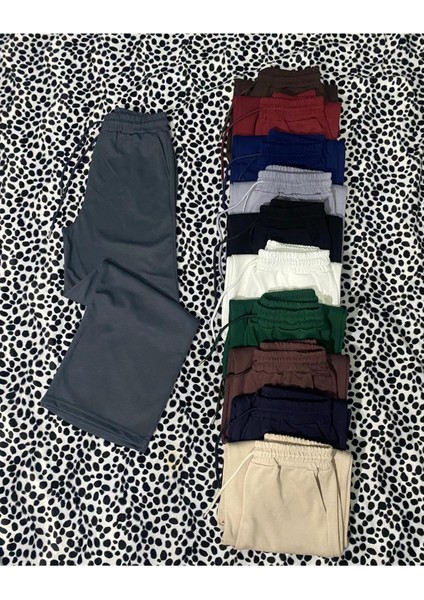 Geniş Paça Modal Eşofman Altı Antrasit Wide Leg indirimleri