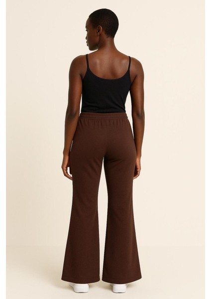 Brown Kadın Bol Paça Eşofman Altı fiyatları