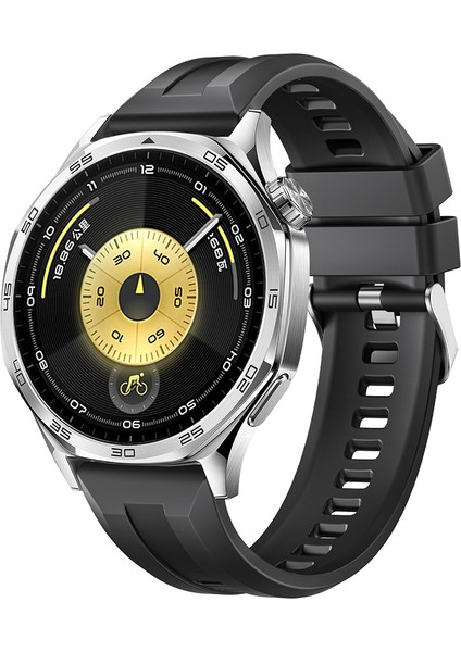 Galaxy Watch 46MM Zore KRD-148 22MM Silikon Kordon - Siyah