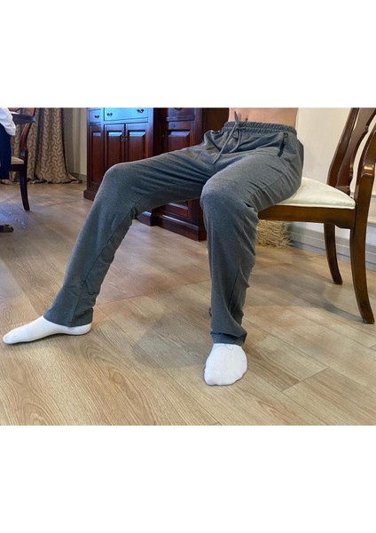 Erkek Antrasit Standart Fit Normal Kesim 2 Iplik Cepli Rahat Pamuklu Jogger Eşofman Altı - MG-E00114 modelleri