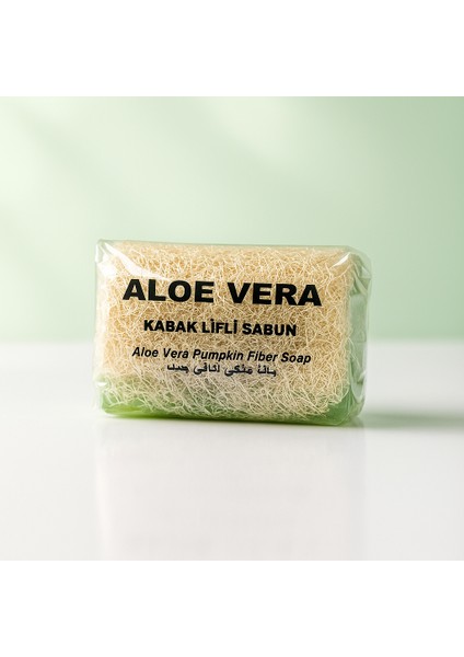 Doğal Aloe Vera Kabak Lifli Sabun
