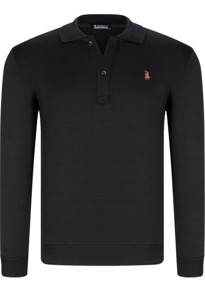 Üçlü Set V4007 Dewberry Erkek Sweatshırt-Siyah-Lacivert-Camel modelleri