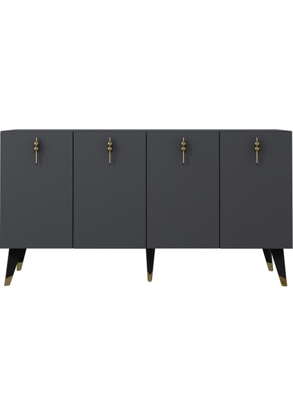 8218-32CT KB150 Konsol,tv Ünitesi Antrasit-Altın