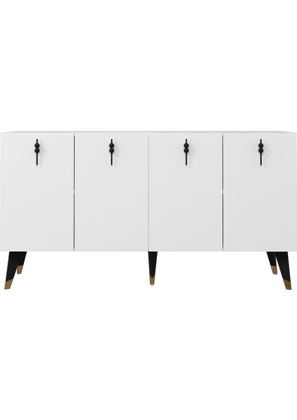 8218-32CT KB150 Konsol,tv Ünitesi Beyaz-Siyah fiyatları