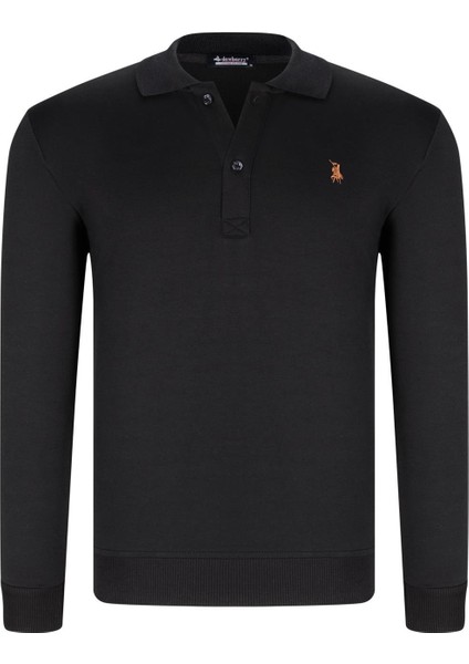 Üçlü Set V4007 Dewberry Erkek Sweatshırt-Siyah-Lacivert-Indigo modelleri