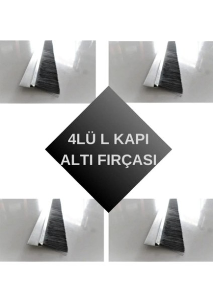 4 Lü L Kapı Altı Fırçası