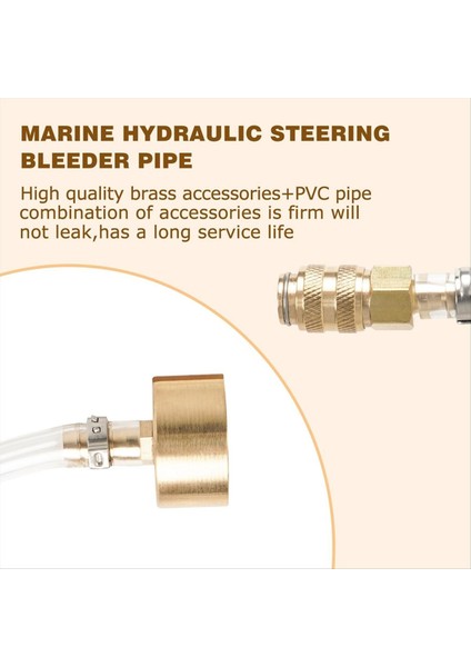 Seastar Hidrolik Direksiyon Sıvısı Dolgu Tüpü Kiti Için Hidrolik Direksiyon Kiti Tüm Dış Takas Sterndrive ve Içinde (Yurt Dışından) modelleri