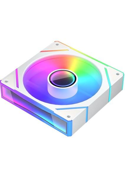 Fc7 120MM Argb Pwm Tekli Ayna Tasarımlı Beyaz Kasa Fanı