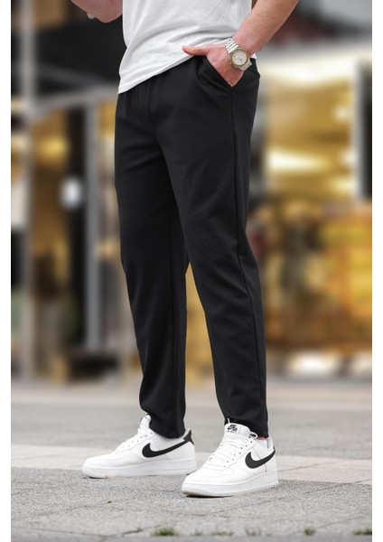 Siyah Düz Paça Erkek Pantolon E6556 fiyatları
