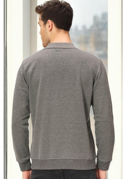 V9007 Dewberry Erkek Sweatshırt-Antrasit fiyatları