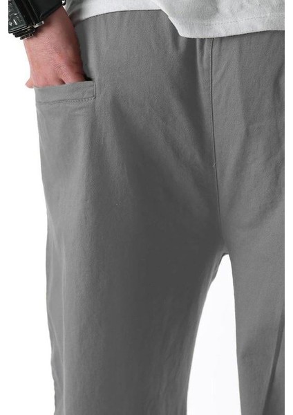 Füme Bol Paça Beli Bağlamalı Erkek Pantolon E7403 modelleri