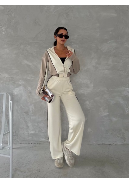 Kadın- Garnili Eşofman Takımı Modal Kumaş / Women Tracksuıt Modal Fabrıc modelleri